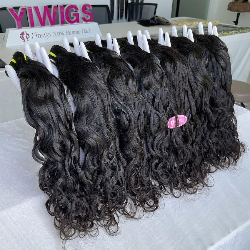 Water Wave Bundles Peruvian And Brazilian Human Hair Wholesale Virgin Cuticle Aligned Hair Weaves Bundles Vendors In Bulk