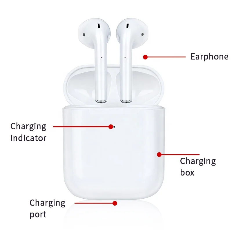 2020 Popular Products TWS Earbuds True Wireless Blue tooth 5.0 Earphones Headset Headphone For Single and Double Use