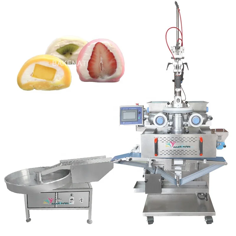 Shanghai Bakenati High Quality Servo Motor Automatic Mochi Ice Cream Production Line Japanese Fruit Daifuku Making Machine