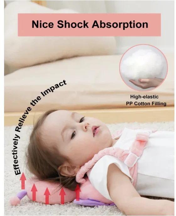 Hot Selling Kids Walker Baby Head Protector Backpack Toddler Safety Plush Cushion Baby Head Protection Pillow