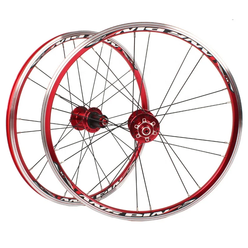 folding bike 20 inches(451) 406 bicycle wheelset group folding bike bicycle wheel