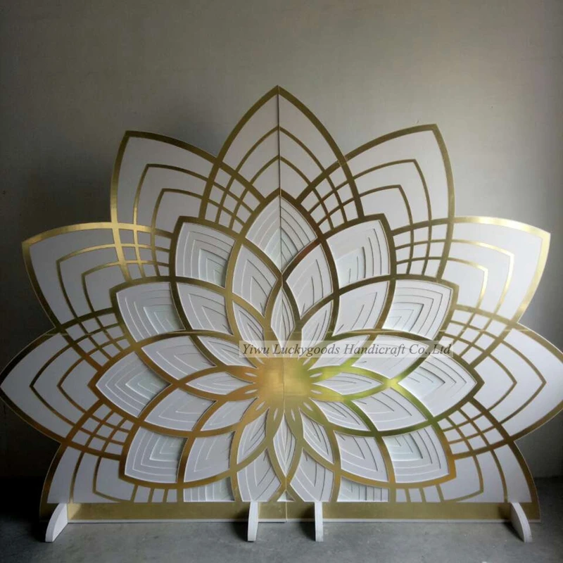 LG20180417-3 White decorative PVC arches wedding party favor PVC carving arch