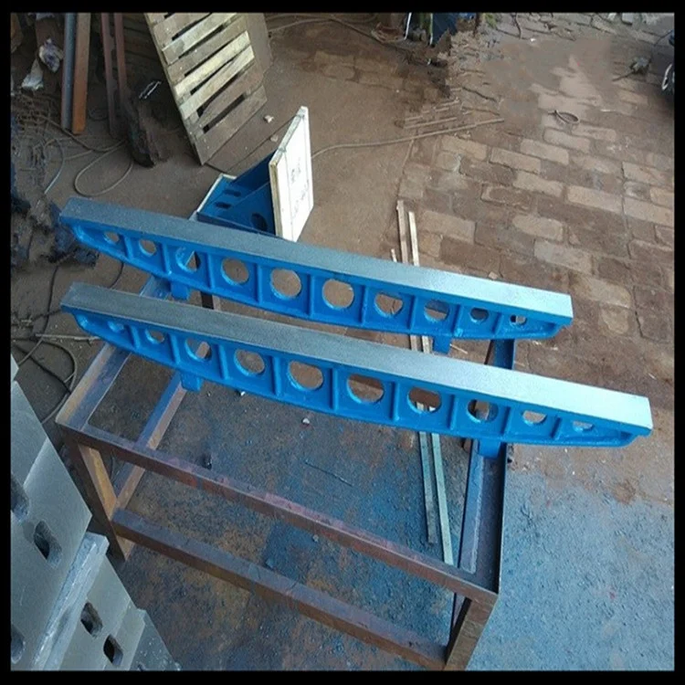 Cast iron straight edge bridge measuring leveling ruler