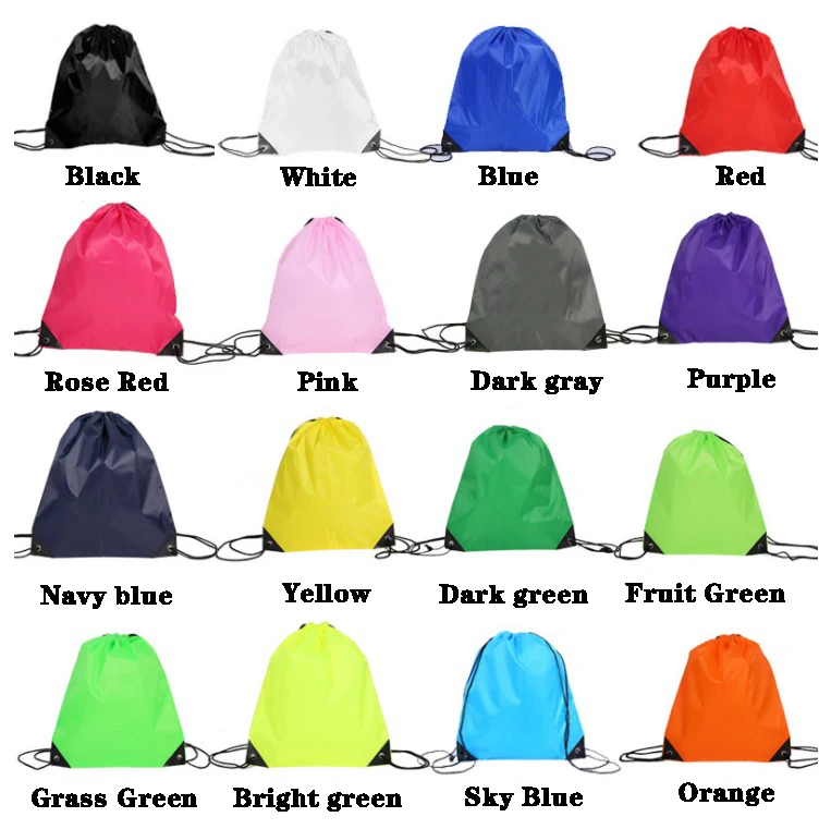 
Factory hot sale drawstring backpack bag school bag PE swimming beach gym 