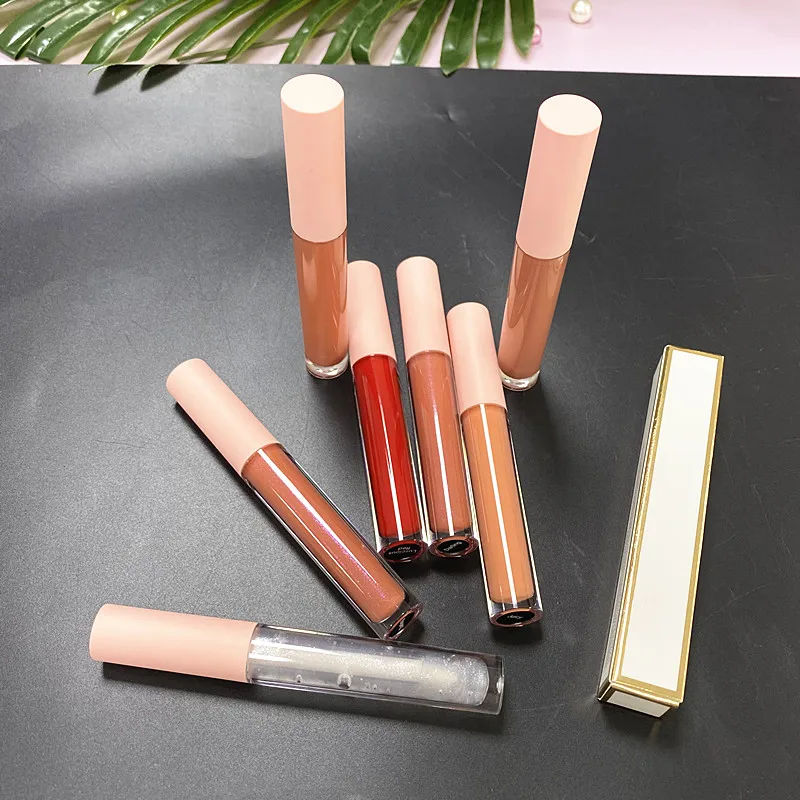 Wholesale High Pigmented 80 Color Lipgloss Private Label Mineral Stick Lipstick Long Lasting & Waterproof Cute Liquid Lipstick