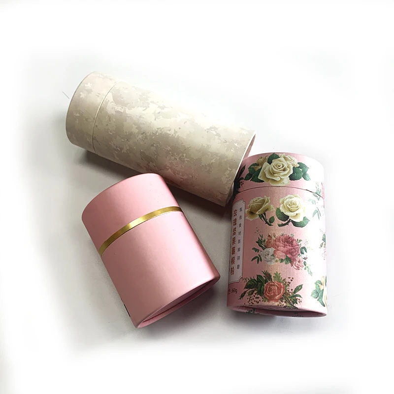 Custom Printing Paper Round Paper Packaging Cardboard Eco friendly Food Cardboard Round Tube Box