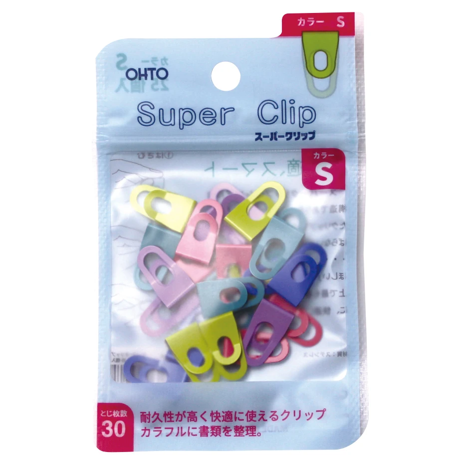Color Stainless Metal Novelty Paper Clip With A Simple Structure