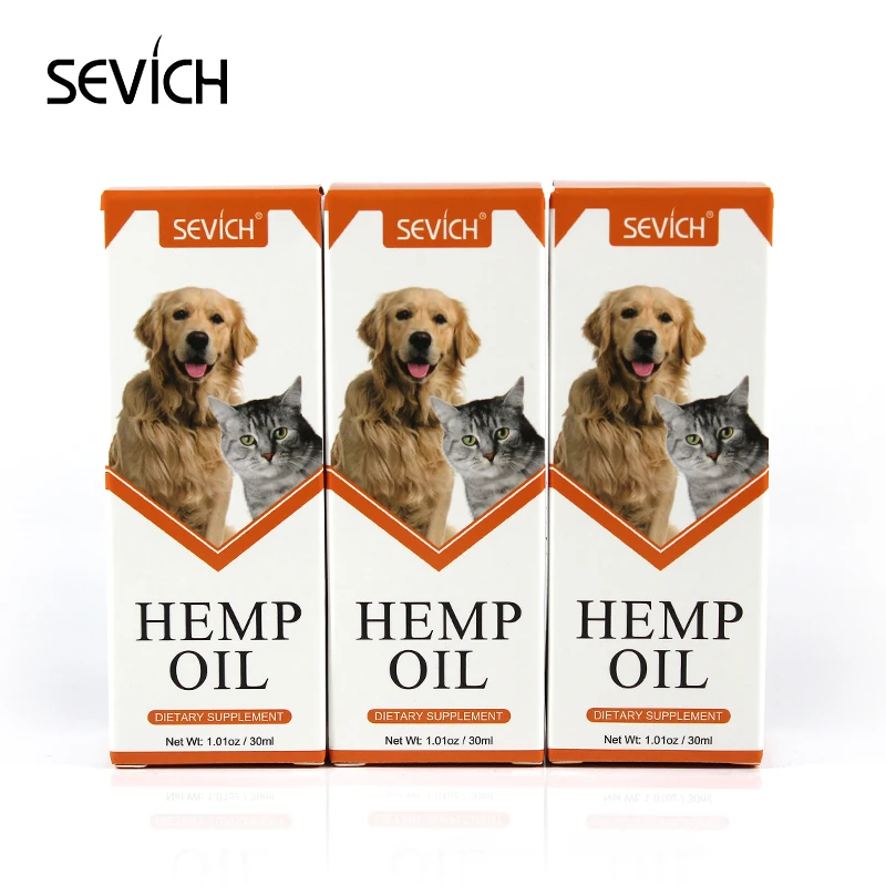 Factory Promotes Animal Hair Smoothing Oil Supply High Quality Hemp Oil For Pets Hemp Oil For Dogs And Cats Hair Care