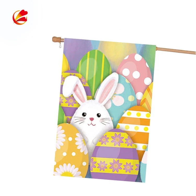 10 PCS Seasonal Garden Flags Double Sided 30x45cm Easter Spring Holidays Christmas Yard Flag for Outdoor Decorations with stand