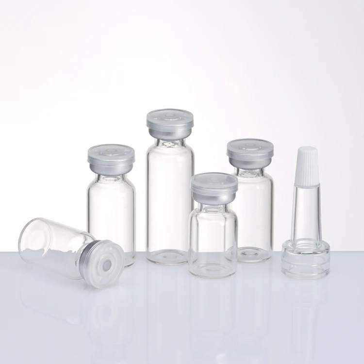 Custom 2ml 3ml 5ml clear borosilicate glass ampoule tester bottle for cosmetic and pharmaceuticals