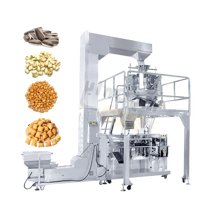 Vertical Biscuit Chips Bean French Fries Coffee Bead Granule Semi Automatic Pack Machine for Snack (1600648167343)