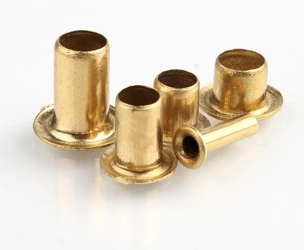 Din7340 brass hollow tubular rivets