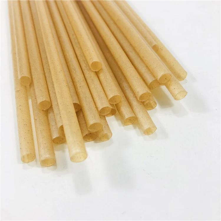 Wrapped Bubble Tea Straws Sugarcane Biodegradable Straws From Sugar Cane