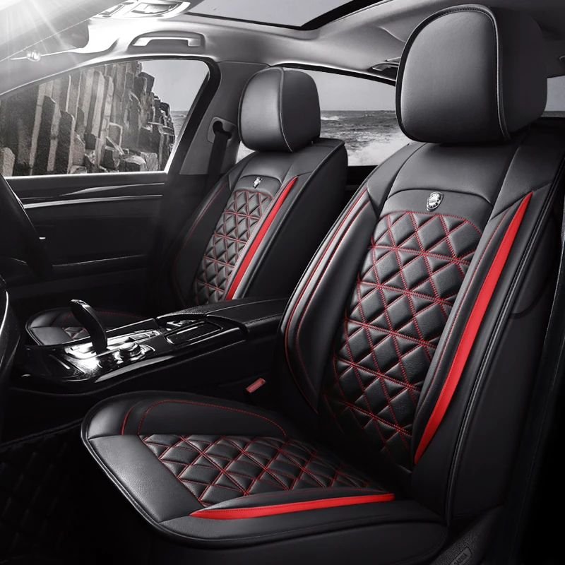 Роскошный Универсальный чехол из искусственной кожи для автомобильных сидений от производителя