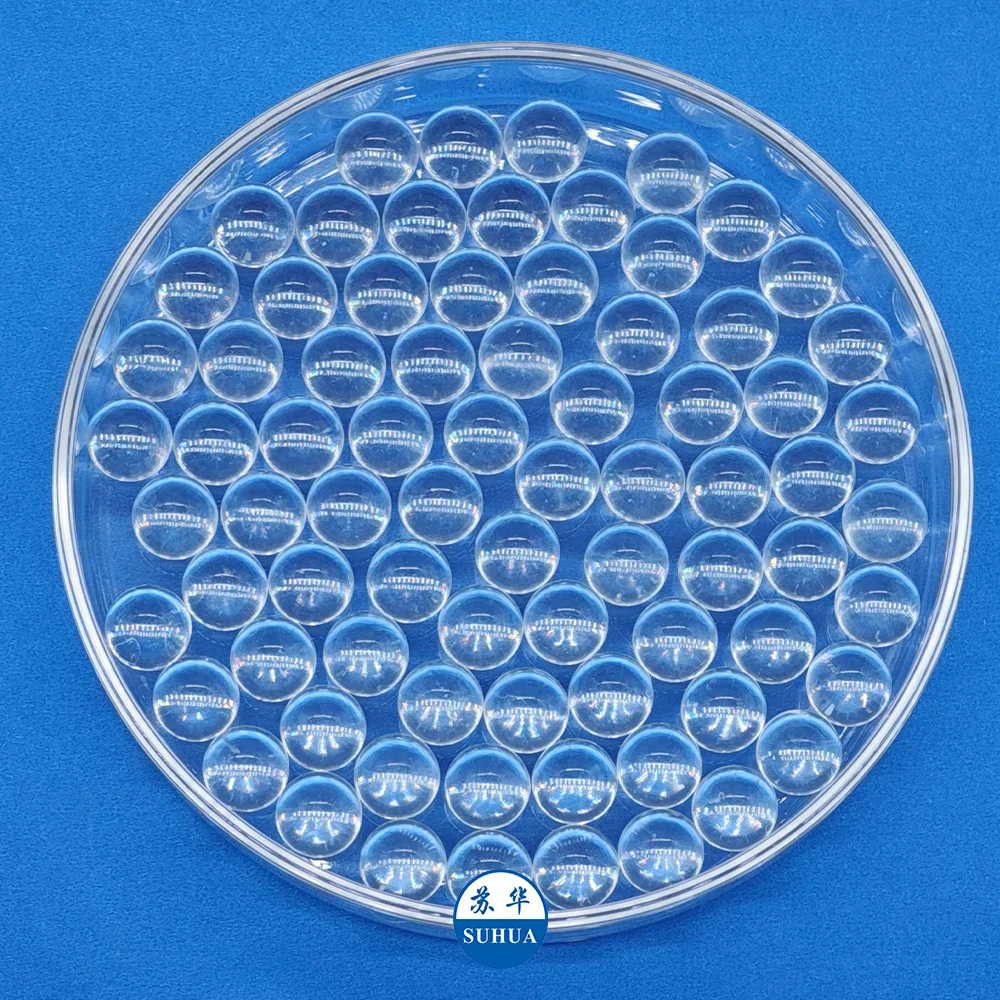 Cheap Factory Price 2-20mm Decorative Transparent Ball Height Solid Glass Ball