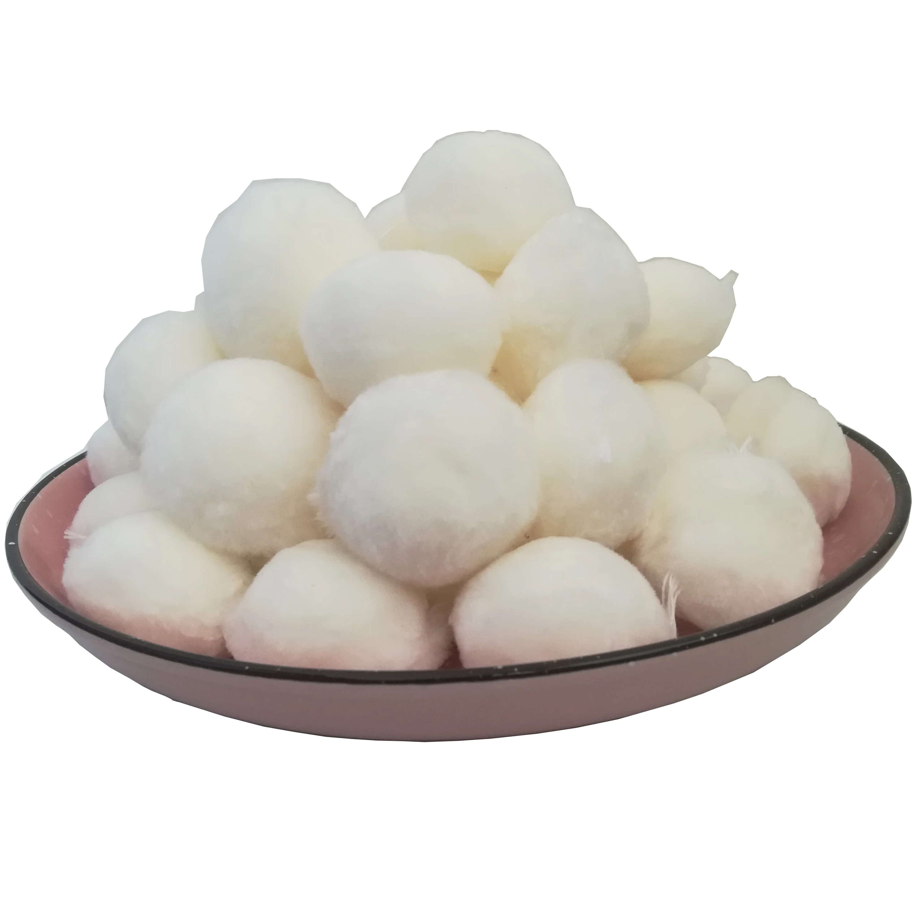 
Free shipping OEM water treatment fiber ball filter media for swimming pool Bio Balls Pool Filter 