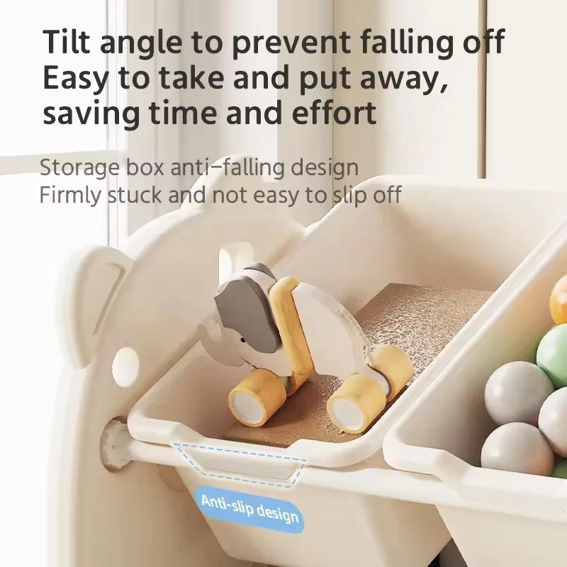 Thickened Large Capacity Toys Storage Cabinet Children Organizer Plastic Toy Kitchen Cabinet For Kids