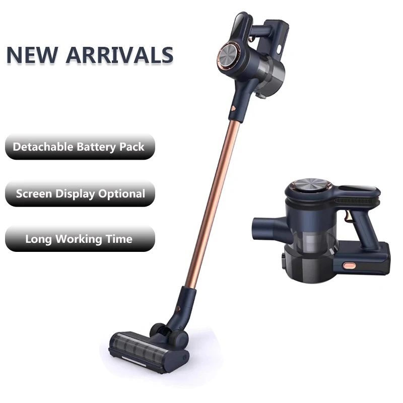 Multiple Filtering 400W 23kpa Bagless Vacuums Battery Handheld Stick Cordless vacuum cleaner