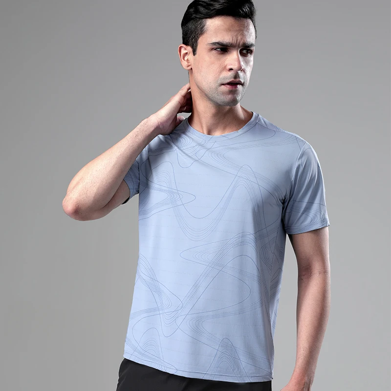 Wholesale Clothing Short Sleeve T-Shirts Quick-drying Training Wear Fitness T Shirt for Men Sports