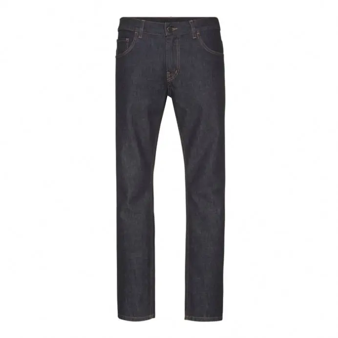 High Quality Mens Slim Fit Mens Straight Leg Blue Raw Denim Jeans