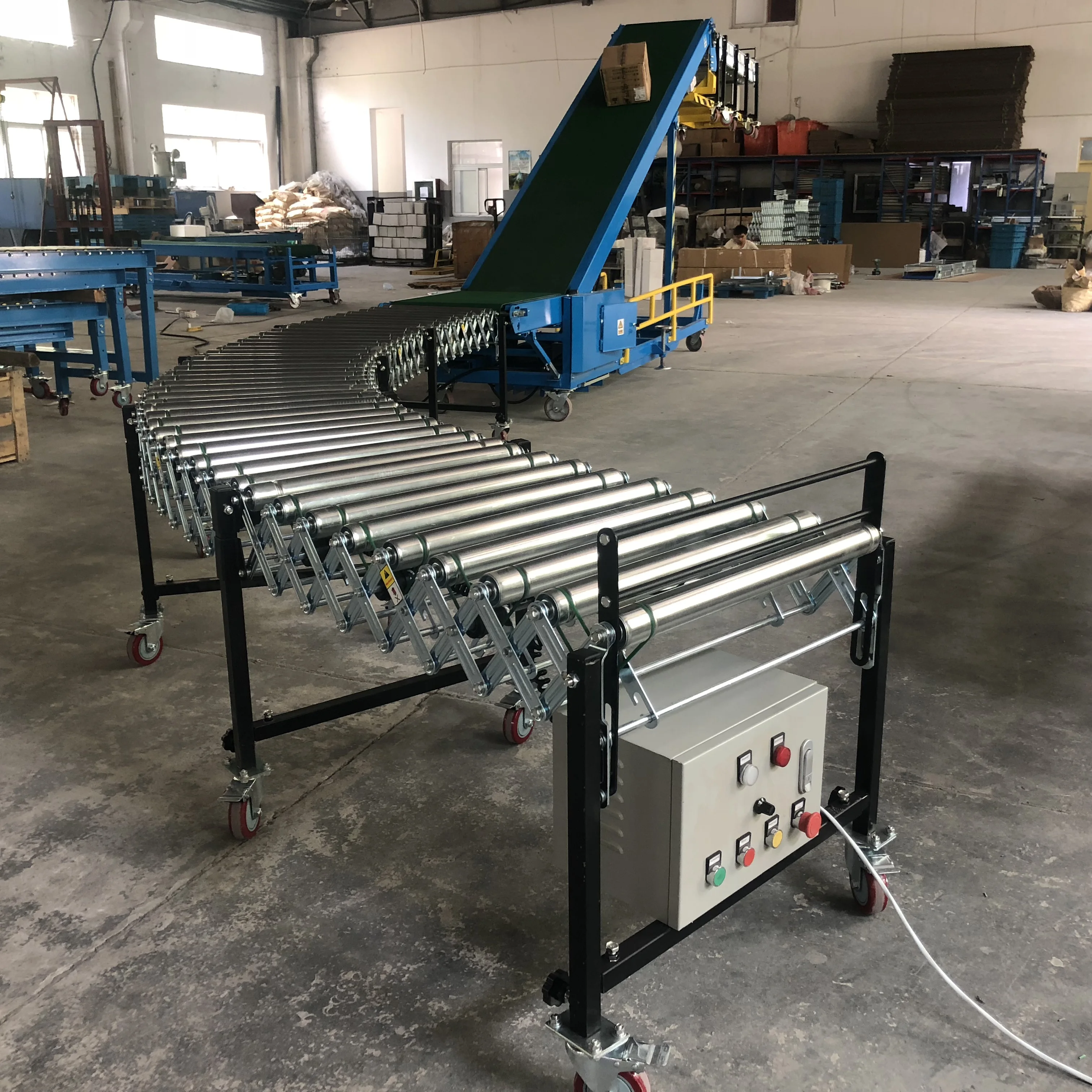 Truck Loading Unloading Conveyor