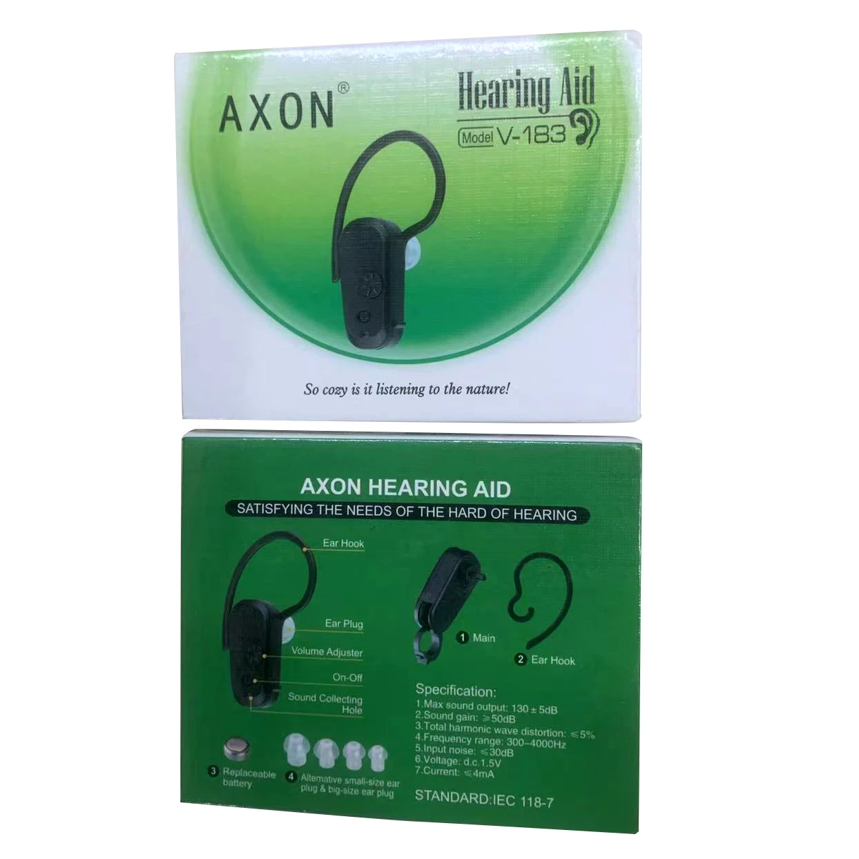Axon series high quality sound amplifier digital ear hearing aid