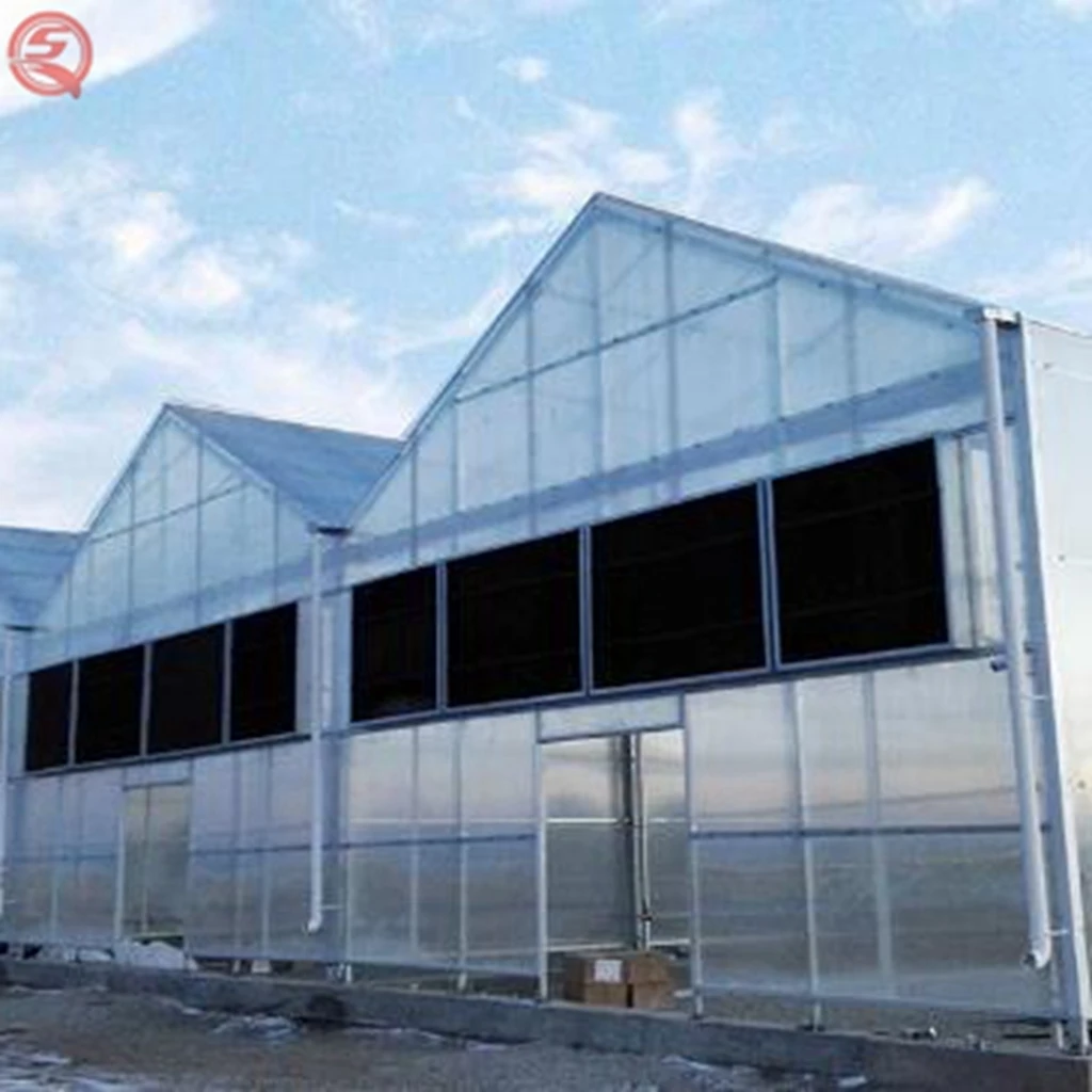 wholesale new arrival price cooling system greenhouse solar glass outdoor 5mm tempered glass greenhouse
