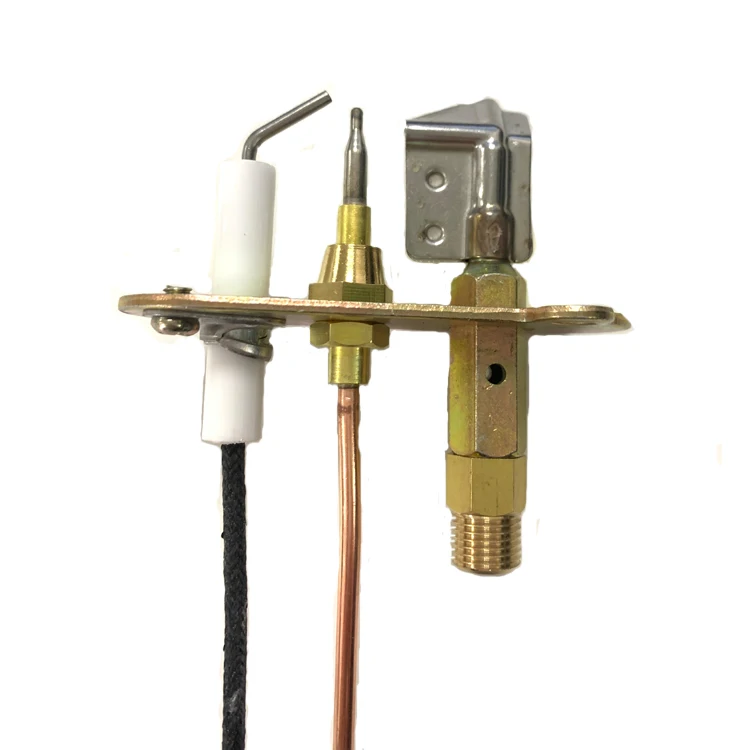 Safe universal gas pilot burner for gas cooker