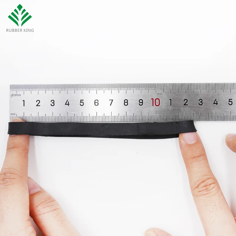 manufacturers tpe rubber band trash can exports elastic black rubber bands  flat latex band