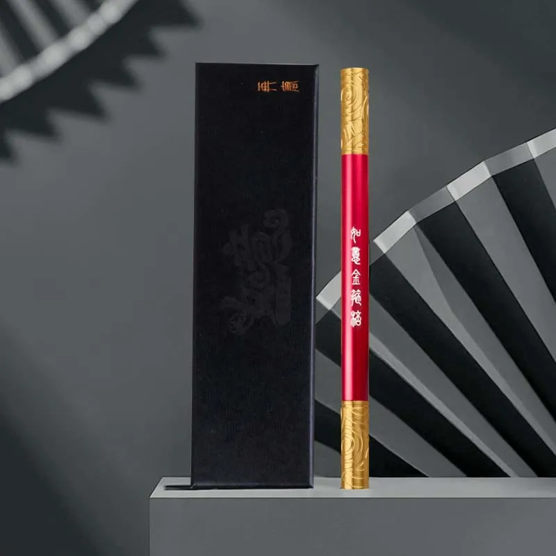 Golden stirrup creative signature pen carved high-grade metal pen holder aluminum alloy business