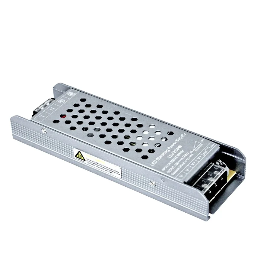 High Quality Led Constant Voltage Driver Triac 0/1-10V PMW (5 in 1) 12V 300W 25A IP20 Dimmable Mode Led Power Supply