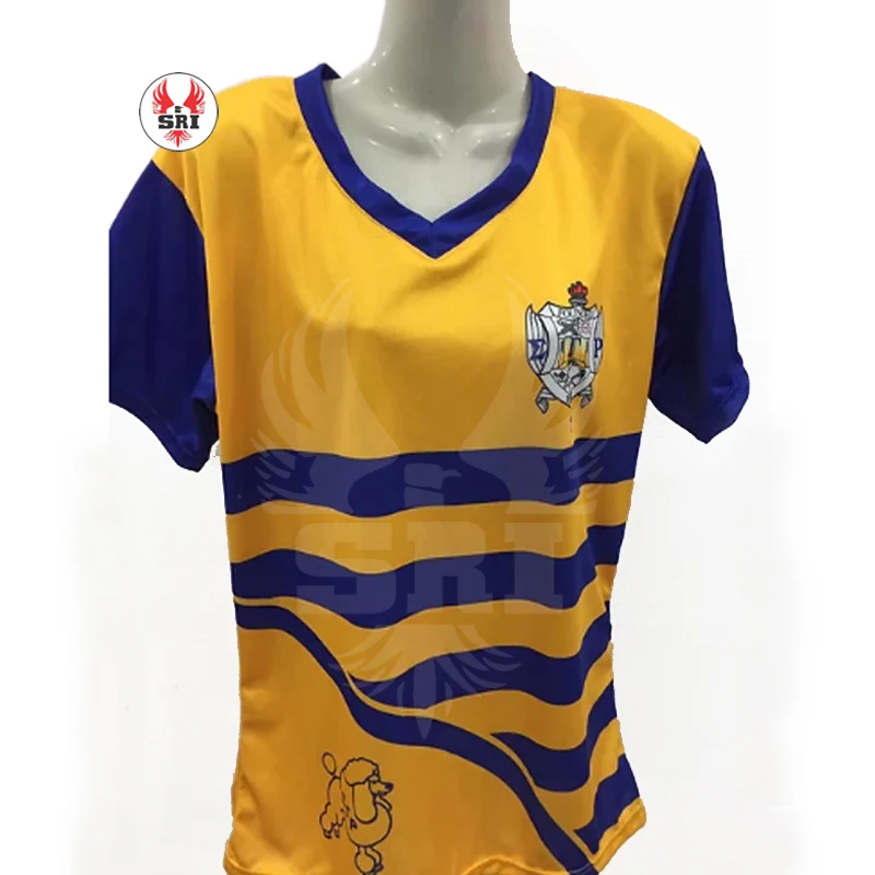 Sigma Gamma Rho Sorority Embroidery Women Polyester Tees | SGRHO Sorority Embroidered Ladies Custom Made  Cotton T-Shirt