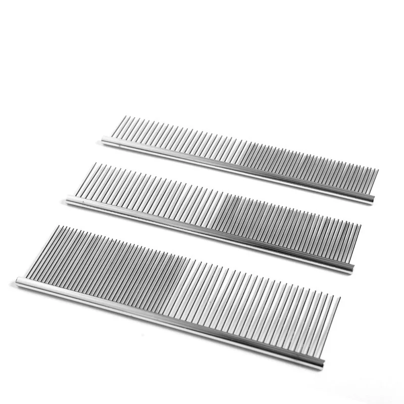 Amazon Best Seller Stainless Steel Metal Massage Grooming Pet Dog Comb