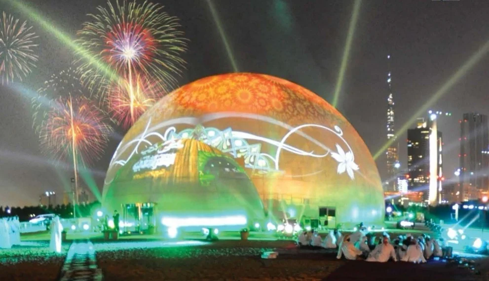 High quality Outdoor Commercial large laser show Dome Inflatable Projection Dome Tent for event
