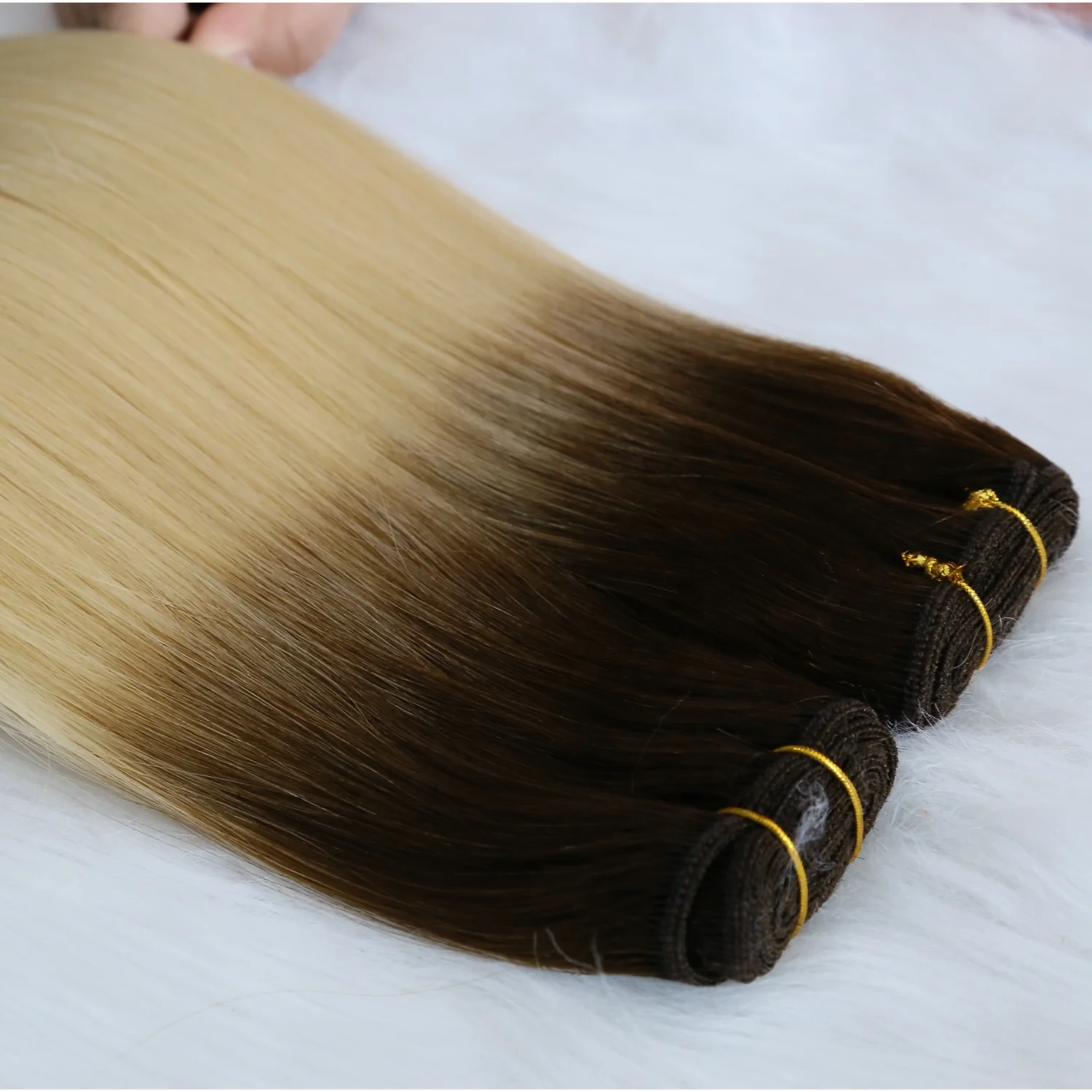 Herrera virgin peruvian human hair bundle unprocessed 100% weft raw double drawn vendor