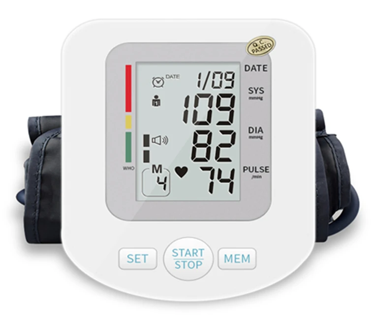 
Portable Automatic Aneroid Sphygmomanometer BP Machine Digital Arm Blood pressure Testing Equipment 