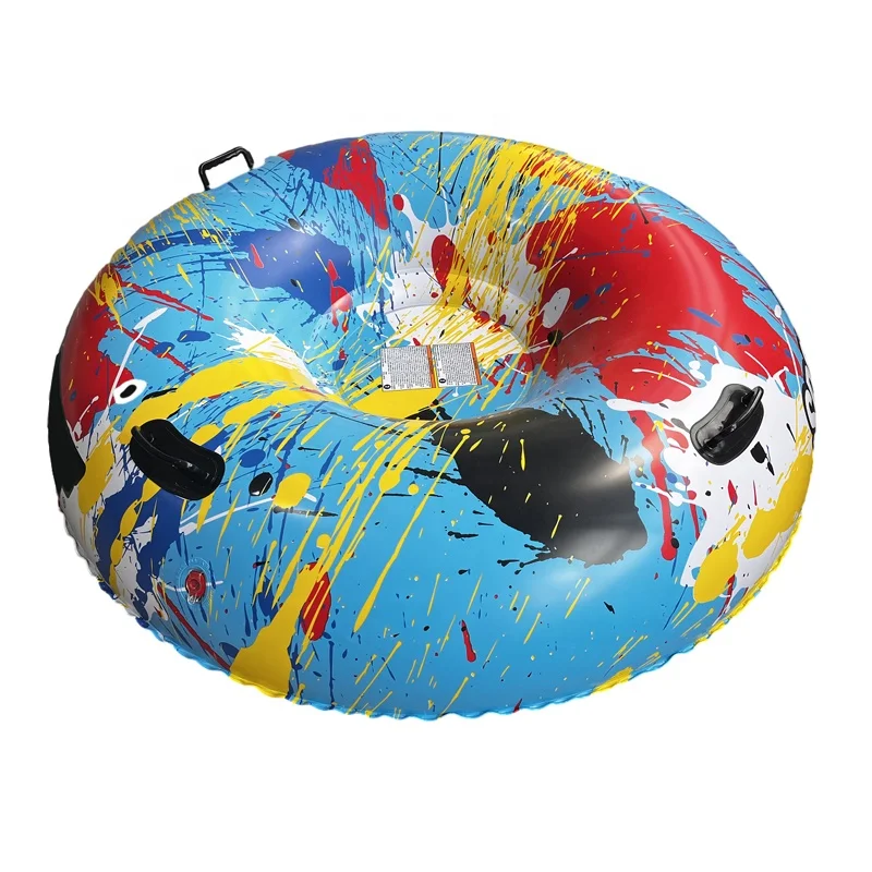 Inflatable snow tube, environmentally friendly PVC material, for adults and children, winter entertainment, can be customized