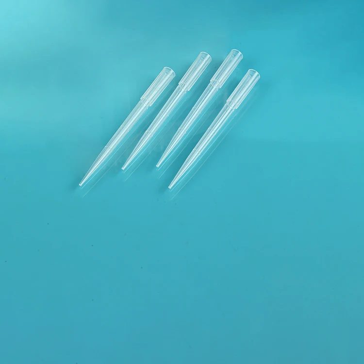 1250ul Laboratory Disposable White Plastic Micro Pippette Tips