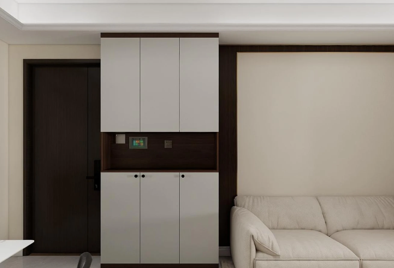 2024 Hot modern open combined living room cabinets large capacity storage cabinets