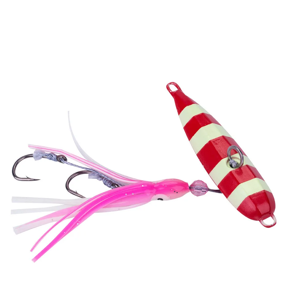 Wholesale 80g-300g slow jig squid fishing lure for fishing
