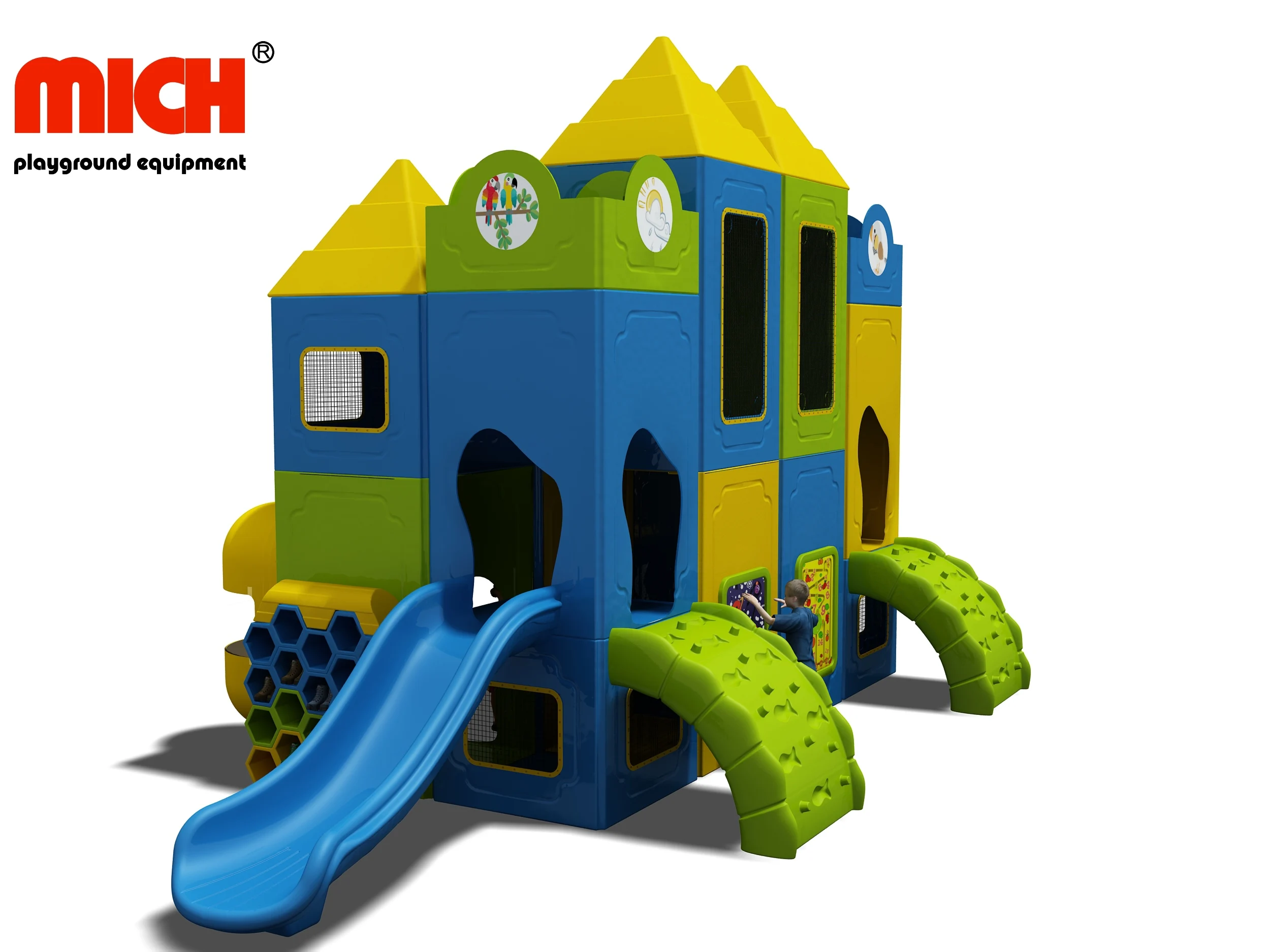 Mich Funny Indoor Kids Amusement Playground with Slide 2301B