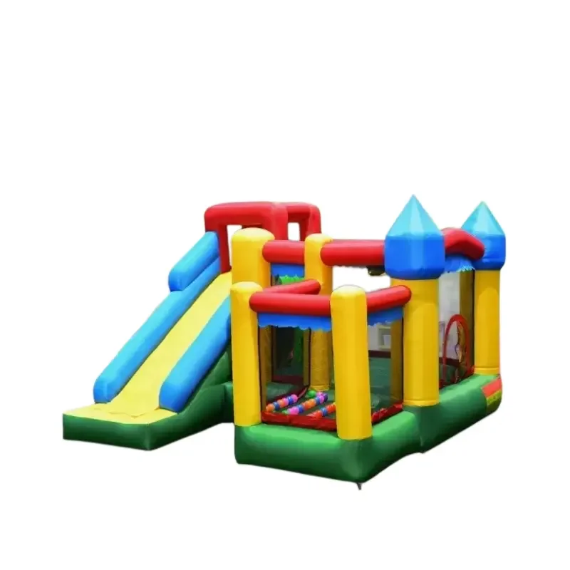 Oxford Indoor Outdoor Trampolines Inflatable Bouncing House Castle Inflatable Bounce Jumping Combo for Kids Playing