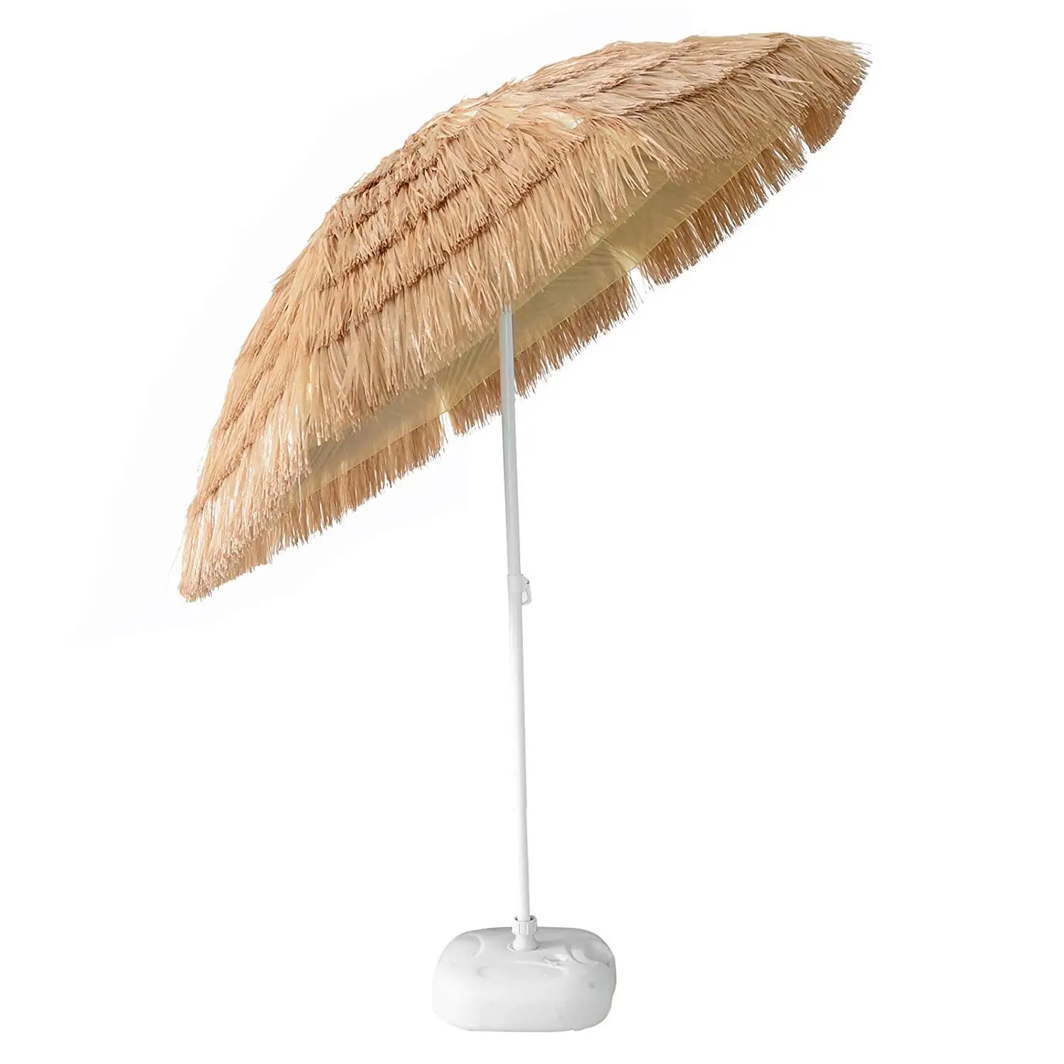 10ft round hawaii tiki hula beach umbrella thatch Universal Infant Uv Protection Sun Umbrella