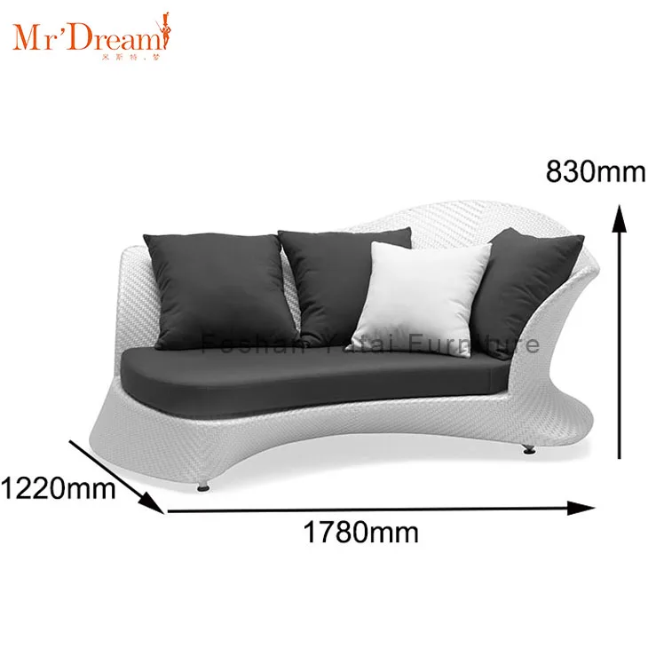 Водонепроницаемый высокое качество 5 звездочный отель стиль современный ротанга на открытом воздухе обеденный стол и стул