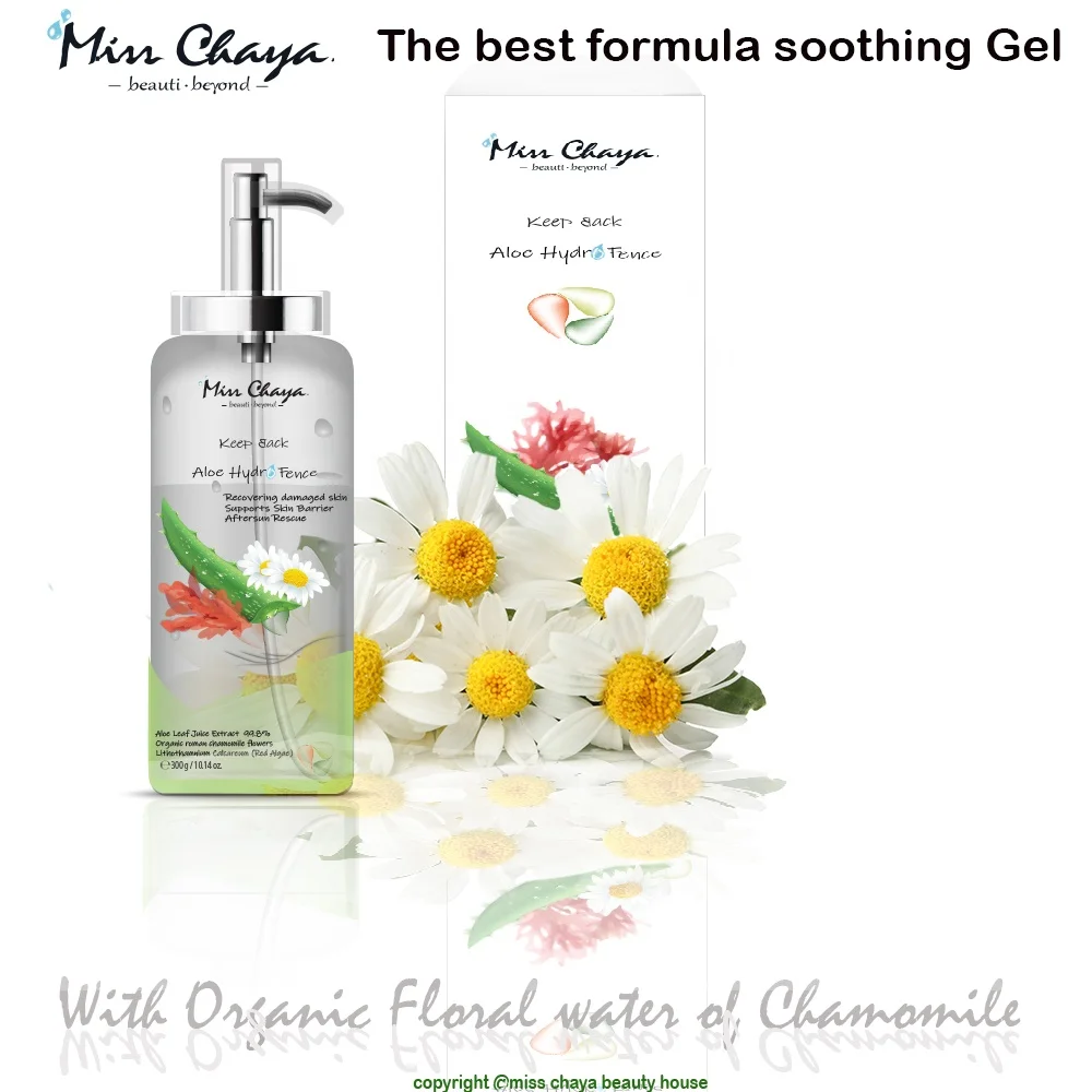 MISS CHAYA Keep Back Aloe Hydrofence Gel Soothing Reparing Relaxing Moisturizing Aloe Vera Chamomile Red Algae Premium Hot Item