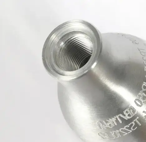 0.6L Small High Pressure Aluminum Cylinder Soda CO2 Cylinder