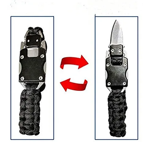 With Digital Watch Fire Starter Compass Whistle Anthrive Outdoor 7 in 1 Multifunctional  Survival Bracelets