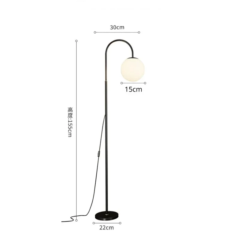 Minimalist Design Eye Protection E27 Reading Lamps for Living Room Sofa Side Standing Lights Led Floor light