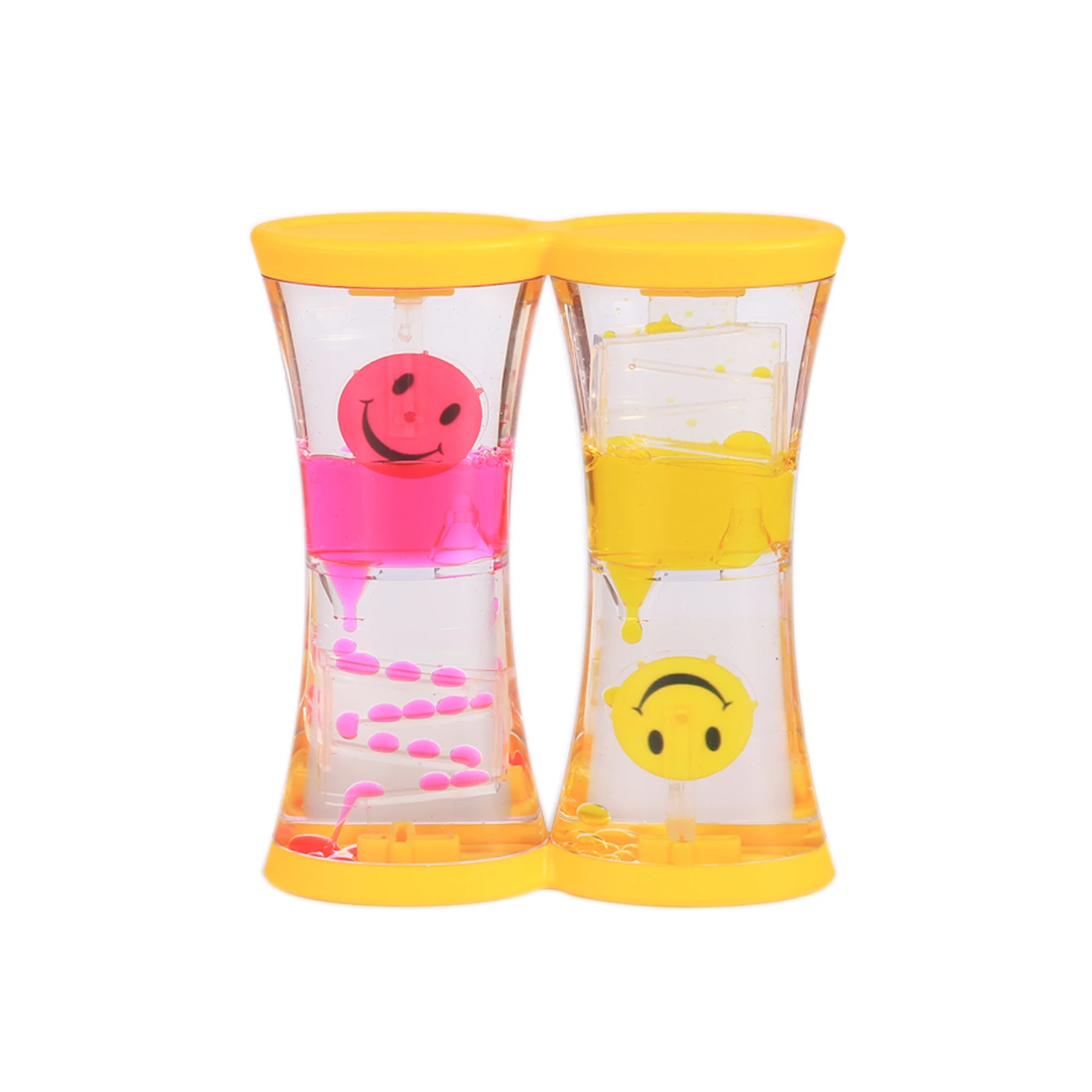 Funny Liquid Gel Acrylic Colorful Liquid Motion Hourglass