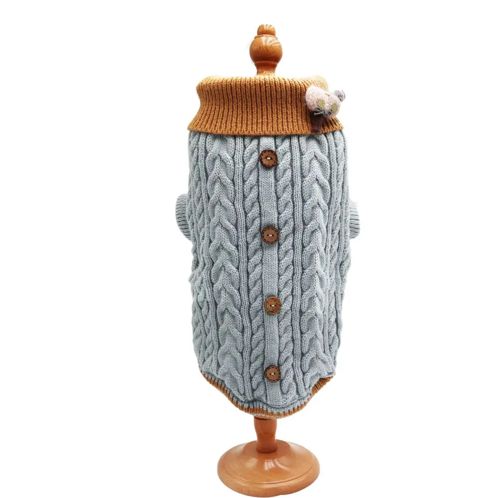 High Quality Autumn Winter  Pet Jumper Puppy Pet Clothing Dog Winter Dresses Warm Pullover Jumper Dogs Sweater Dog Clothes